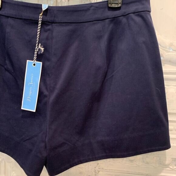 Draper James Scallop Navy Shorts Size 12 NWT - Picture 4 of 11